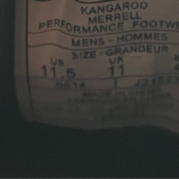 Merrell Chameleon 8 Brown Leather Slip-On Hiking Shoes Men’s Size 11.5 - Picture 8 of 11